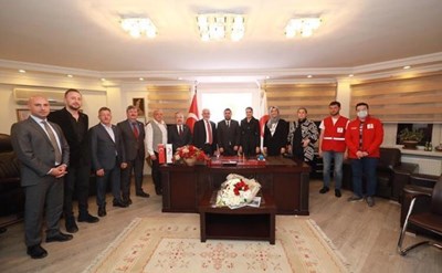 Türk Kızılay Genel Başkanımız Dr. Kerem Kınık'ın Şubemize Ziyareti